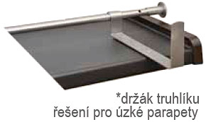 Držáky na truhlíky pro rozpěrnou zábranu 12 mm, 170/70