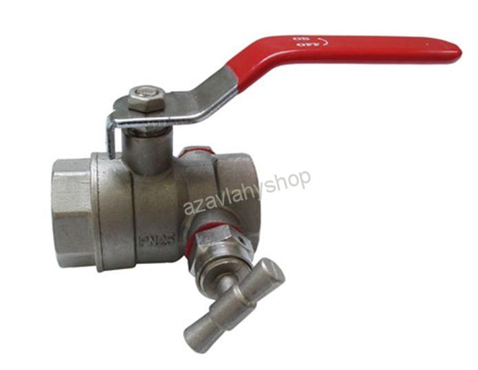 Kulový ventil kovový s vypouštěním  V S  KV 5/4"  V